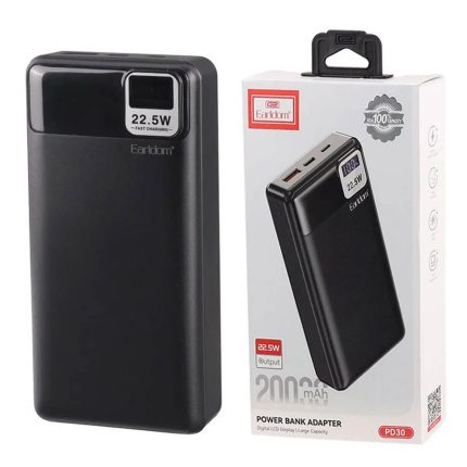 پاور بانک 20000 فست شارژ ارلدام Earldom ET-PD30 22.5W