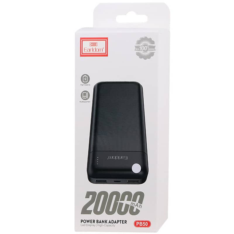 Earldom-ET-PB50-10.5W-20000mAh-Power-Bank-3.jpg پاوربانک EARLDOM 20000MAH ET-PB50 - تصویر 1