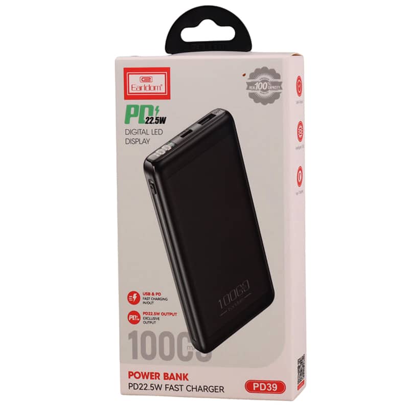 Earldom-ET-PD39-PD-22.5W-10000mAh-Power-Bank-1.jpg پاوربانک EARLDOM 20000MAH ET-PD22 - تصویر 1