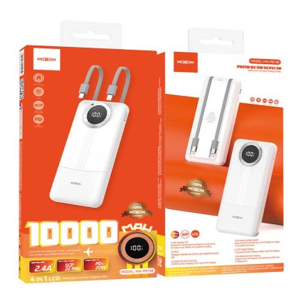 پاوربانک فست شارژ 10000 MOXOM MX-PB138