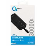 پاوربانک فست شارژ Oxygen OX-120 30000mah PD 22.5W