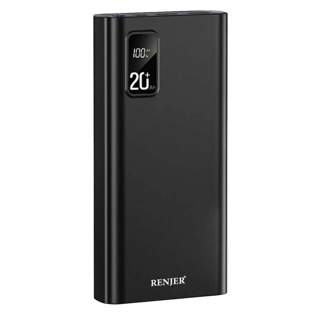 Power-Bank-Portable-20000mAh-Renjer-RJ-21-22.5W-PD-QC-3.0-LCD.jpg پاوربانک فست شارژ 20000 میلی آمپر رنجر Renjer RJ-21 22.5W PD QC 3.0 - تصویر 1