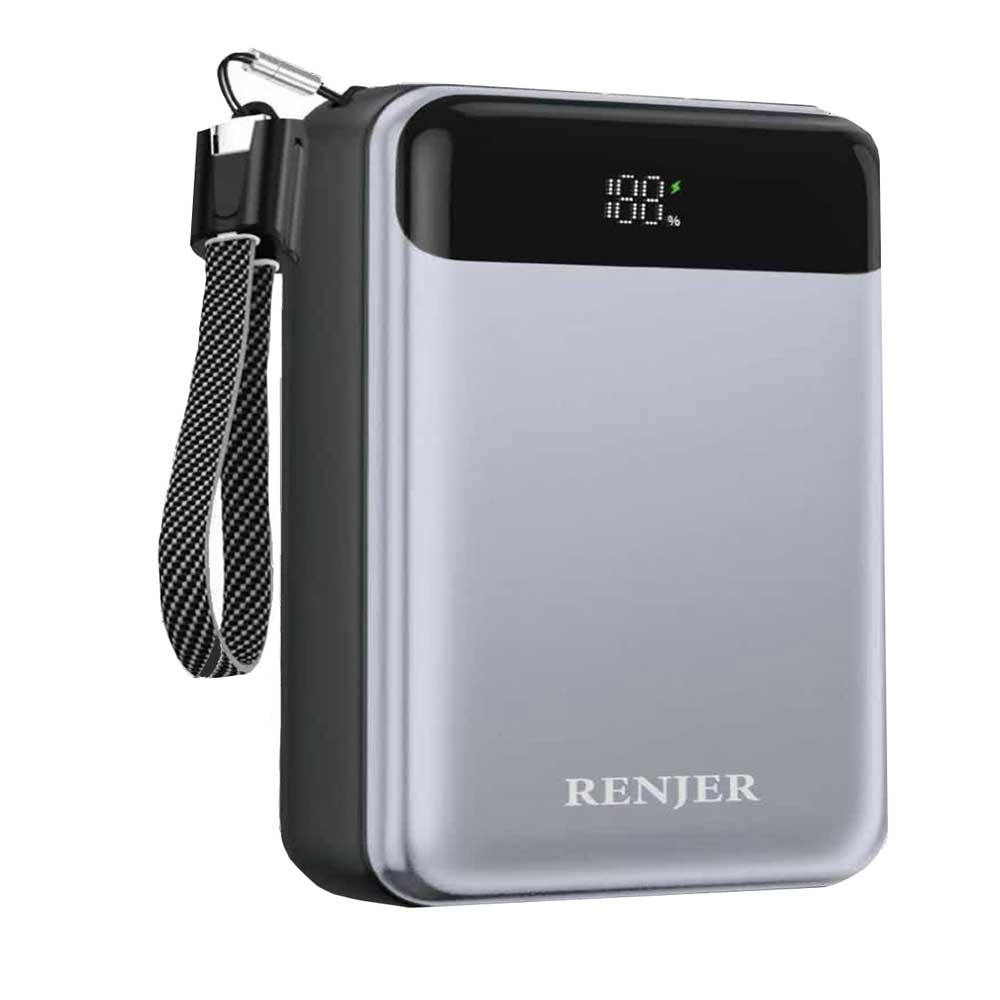 Power-Bank-Portable-20000mAh-Renjer-RJ-Z20-22.5W-PD-QC-3.jpg پاوربانک فست شارژ 20000 میلی آمپر رنجر Renjer RJ-Z20 22.5W PD QC 3.0 - تصویر 1