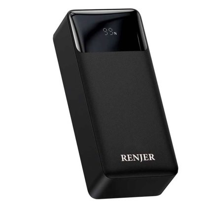 پاوربانک فست شارژ 30000 میلی آمپر رنجر Renjer RJ-P300 22.5W PD QC 3.0