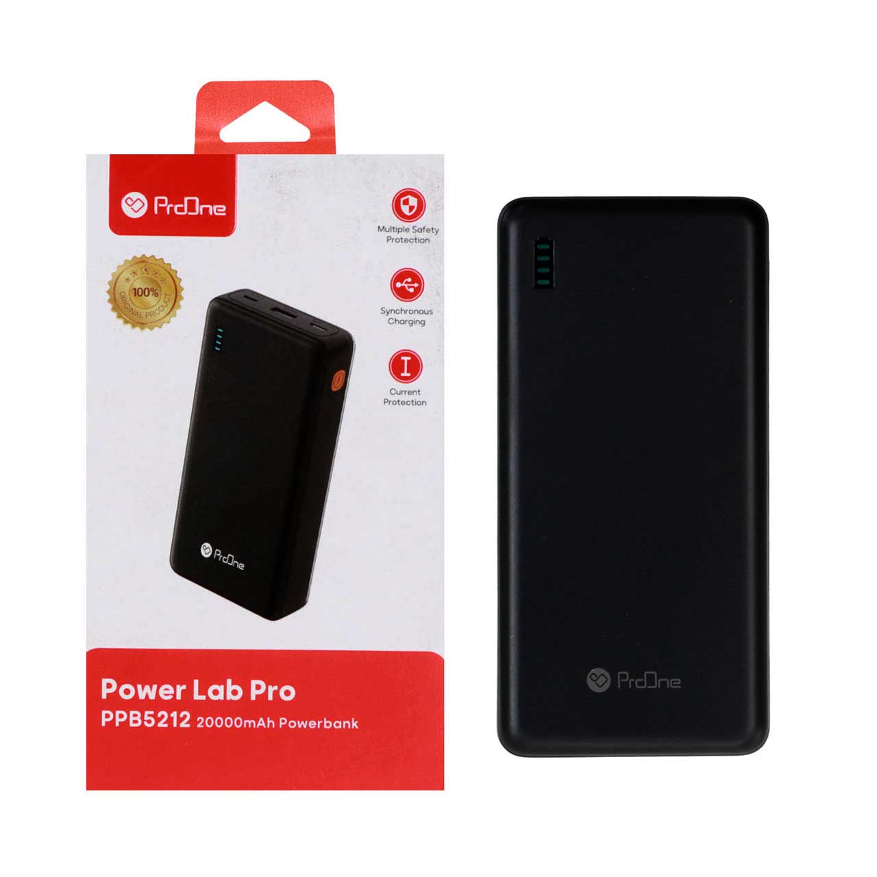 ProOne-PPB5212-20000mAh-22.5W-Power-Bank-5.jpg پاوربانک فست شارژ پرووان PROONE PPB5212 22.5W 20000MAH - تصویر 1
