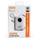 پاوربانک فست شارژ 20000 میلی آمپر رنجر Renjer RJ-P65 65W PD QC 3.0